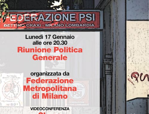 Riunione Politica Generale della Federazione Metropolitana di Milano